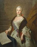 Ivan Argunov Portrait of Grand Duchess Catherine Alexeyevna oil painting artist